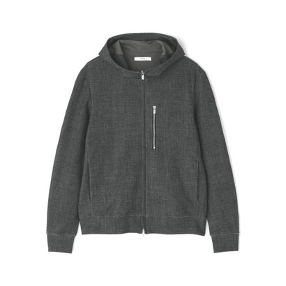 PIUORO DENIM PRINT ZIP PARKA （インディゴ7）｜詳細画像