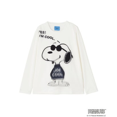 TRIPPY ART（トリッピーアート） MONOTONE SNOOPY 3D L/S TEE （ホワイト）｜詳細画像