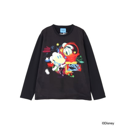 ビーセカンド B'2nd TRIPPY ART（トリッピーアート） MICKEY DONALD COLLAGE 3D （ブラック）｜詳細画像