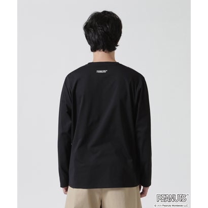 ビーセカンド B'2nd TRIPPY ART（トリッピーアート） PIRATE SNOOPY 3D L/S TEE （ブラック）｜詳細画像