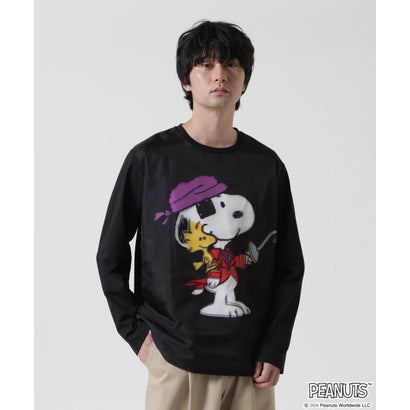 ビーセカンド B'2nd TRIPPY ART（トリッピーアート） PIRATE SNOOPY 3D L/S TEE （ブラック）｜詳細画像