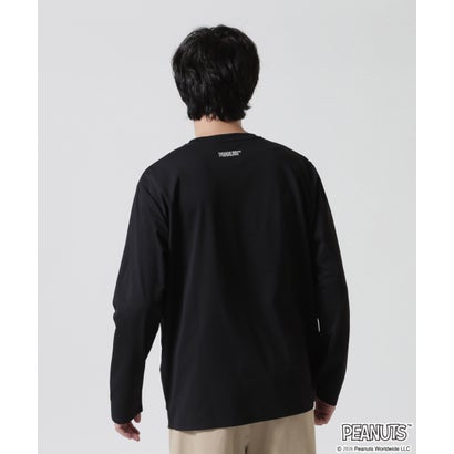 ビーセカンド B'2nd TRIPPY ART（トリッピーアート） PIRATE SNOOPY 3D L/S TEE （ブラック）｜詳細画像
