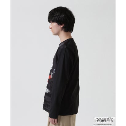 ビーセカンド B'2nd TRIPPY ART（トリッピーアート） PIRATE SNOOPY 3D L/S TEE （ブラック）｜詳細画像
