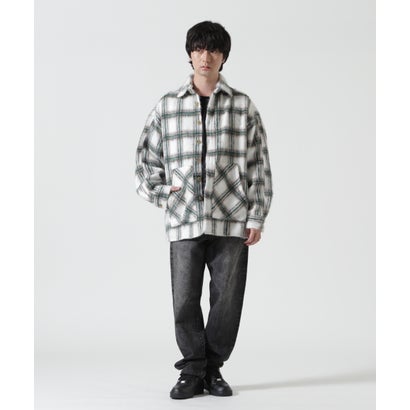 ANOTHER ROOM（アナザールーム） SHAGGY CHECK SHIRTS （ピンク）｜詳細画像