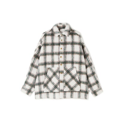 ANOTHER ROOM（アナザールーム） SHAGGY CHECK SHIRTS （ピンク）｜詳細画像
