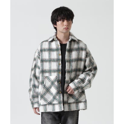 ANOTHER ROOM（アナザールーム） SHAGGY CHECK SHIRTS （ピンク）｜詳細画像