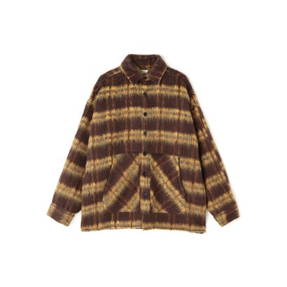ANOTHER ROOM（アナザールーム） SHAGGY CHECK SHIRTS （ブラウン）｜詳細画像