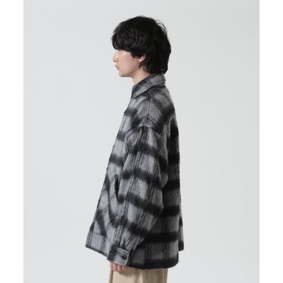ANOTHER ROOM（アナザールーム） SHAGGY CHECK SHIRTS （ブラウン）｜詳細画像