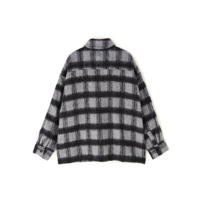 ANOTHER ROOM（アナザールーム） SHAGGY CHECK SHIRTS （ブラウン）｜詳細画像