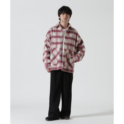ANOTHER ROOM（アナザールーム） SHAGGY CHECK SHIRTS （ブラック）｜詳細画像