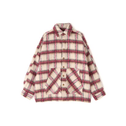 ANOTHER ROOM（アナザールーム） SHAGGY CHECK SHIRTS （ホワイト）｜詳細画像
