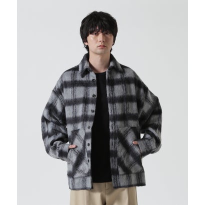 ANOTHER ROOM（アナザールーム） SHAGGY CHECK SHIRTS （ホワイト）｜詳細画像