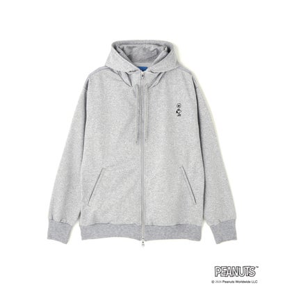 TRIPPY ART（トリッピーアート）BICYCLE SNOOPY 3D ZIP SWEAT PK （グレー）｜詳細画像