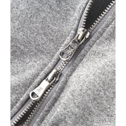 TRIPPY ART（トリッピーアート）BICYCLE SNOOPY 3D ZIP SWEAT PK （グレー）｜詳細画像