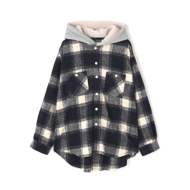 RENOVA FOODY SHAGGY SHIRTS （ネイビー）