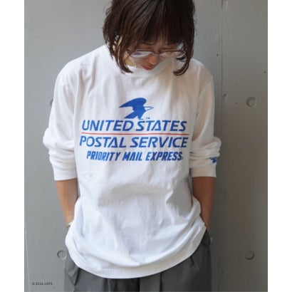 GOOD ROCK SPEED (グッドロックスピード) 別注USPS UNISEXロングTシャツ （ホワイト）｜詳細画像