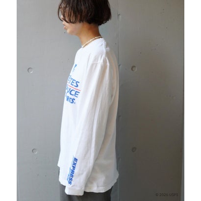 GOOD ROCK SPEED (グッドロックスピード) 別注USPS UNISEXロングTシャツ （ホワイト）｜詳細画像