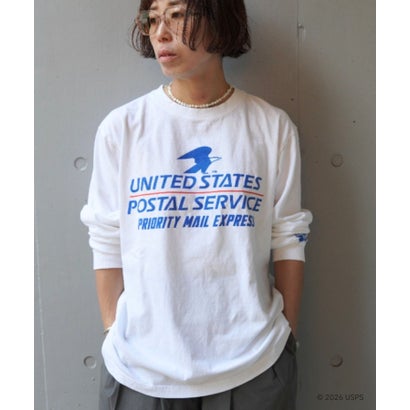 GOOD ROCK SPEED (グッドロックスピード) 別注USPS UNISEXロングTシャツ （ホワイト）｜詳細画像