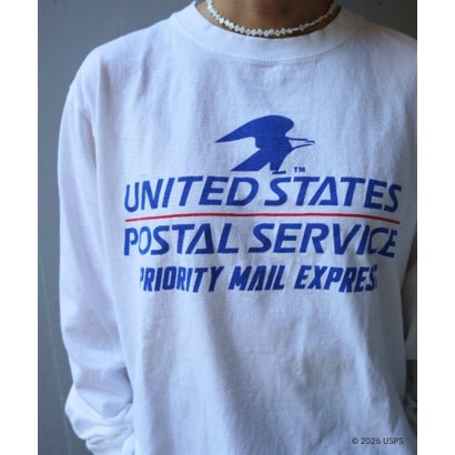 GOOD ROCK SPEED (グッドロックスピード) 別注USPS UNISEXロングTシャツ （ホワイト）｜詳細画像