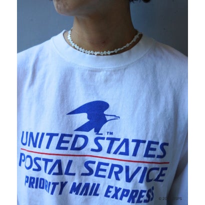 GOOD ROCK SPEED (グッドロックスピード) 別注USPS UNISEXロングTシャツ （ホワイト）｜詳細画像