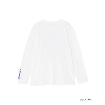 GOOD ROCK SPEED (グッドロックスピード) 別注USPS UNISEXロングTシャツ （ホワイト）｜詳細画像