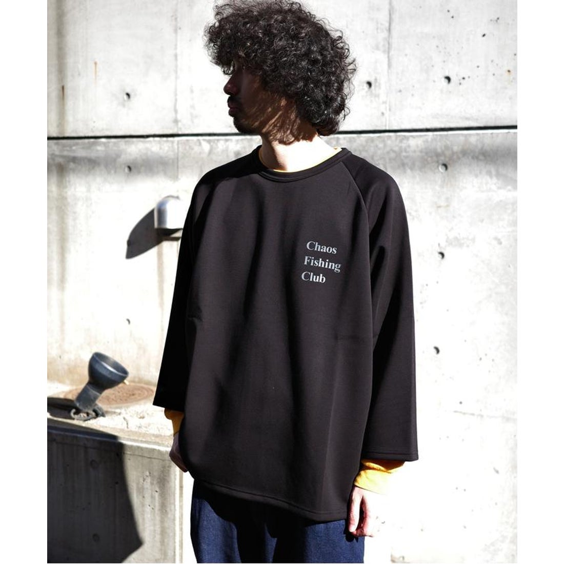 ビーバー BEAVER Chaos Fishing Club×BEAVER EXCLUSIVE LOGO RAGLAN