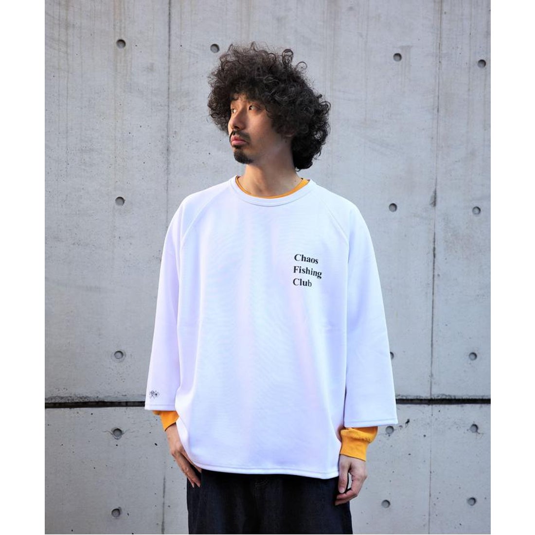 ビーバー BEAVER Chaos Fishing Club×BEAVER EXCLUSIVE LOGO RAGLAN