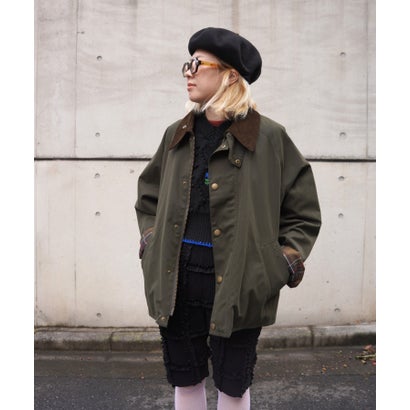 ビーバー BEAVER 別注Barbour NO WAX OS TRANSPORT （ブラック1）｜詳細画像