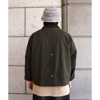 別注Barbour NO WAX OS TRANSPORT （セージ1）｜詳細画像