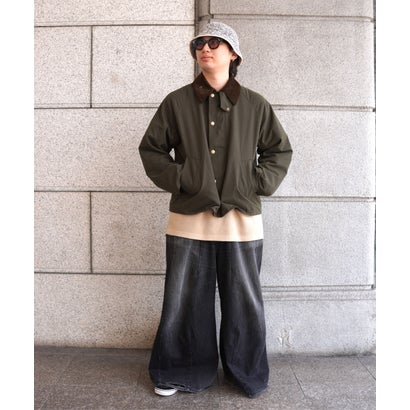 別注Barbour NO WAX OS TRANSPORT （セージ1）｜詳細画像