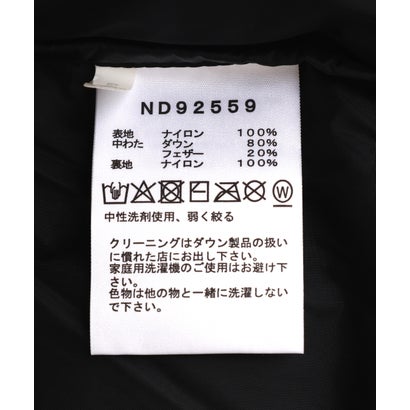 ビーバー BEAVER THE NORTH FACE/ザ・ノース・フェイス  Nuptse Hoodieヌプシフーディー ND92559 （ブラック）｜詳細画像