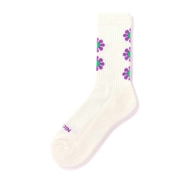 ROSTER SOX/ロスターソックス PEACE SOCKS メンズ レディース （ホワイト）