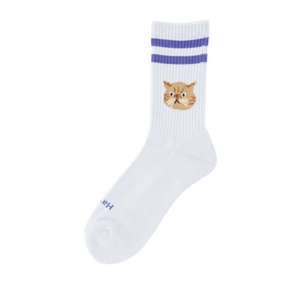 ROSTER SOX/ロスターソックス CAT SOCKS キャットソックス MENS WOMENS （ブルー）｜詳細画像