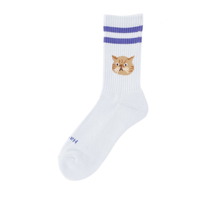 ROSTER SOX/ロスターソックス CAT SOCKS キャットソックス MENS WOMENS （ブルー）
