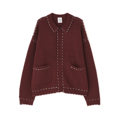 BO／HAND STITCH KNIT （ネイビー）｜詳細画像