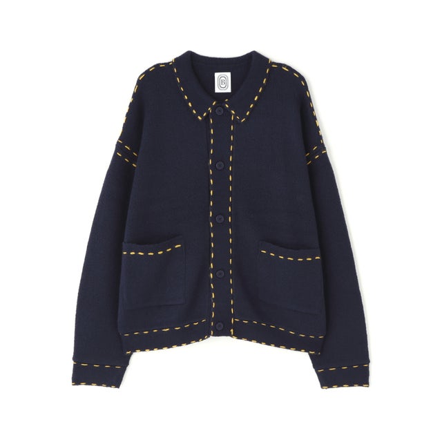 BO／HAND STITCH KNIT （ネイビー）