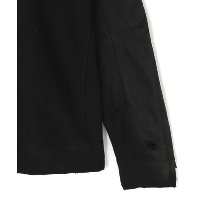 ビーバー BEAVER ND／Deconstructed Sweat Shirt （ブラック）｜詳細画像