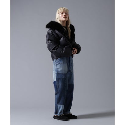 ビーバー BEAVER B omnivore/ビーオムニボー NYLON FUR STAND BLOUSON （オフホワイト3）｜詳細画像