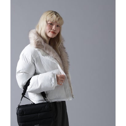 ビーバー BEAVER B omnivore/ビーオムニボー NYLON FUR STAND BLOUSON （オフホワイト3）｜詳細画像