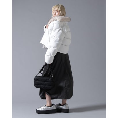 ビーバー BEAVER B omnivore/ビーオムニボー NYLON FUR STAND BLOUSON （オフホワイト3）｜詳細画像
