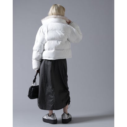 ビーバー BEAVER B omnivore/ビーオムニボー NYLON FUR STAND BLOUSON （オフホワイト3）｜詳細画像