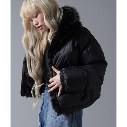 ビーバー BEAVER B omnivore/ビーオムニボー NYLON FUR STAND BLOUSON （オフホワイト3）｜詳細画像
