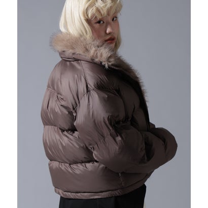 ビーバー BEAVER B omnivore/ビーオムニボー NYLON FUR STAND BLOUSON （オフホワイト3）｜詳細画像
