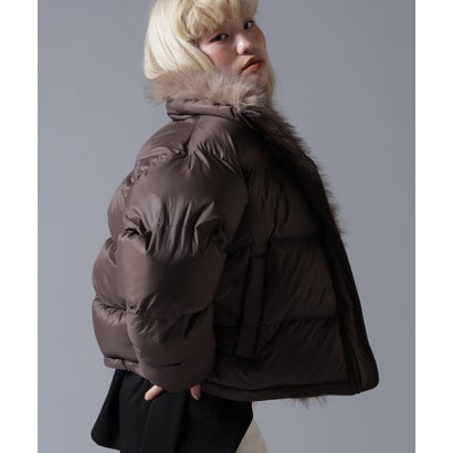 ビーバー BEAVER B omnivore/ビーオムニボー NYLON FUR STAND BLOUSON （オフホワイト3）｜詳細画像