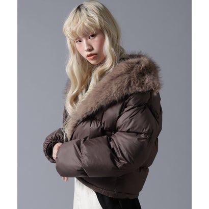 ビーバー BEAVER B omnivore/ビーオムニボー NYLON FUR STAND BLOUSON （オフホワイト3）｜詳細画像