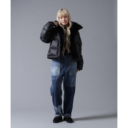 ビーバー BEAVER B omnivore/ビーオムニボー NYLON FUR STAND BLOUSON （オフホワイト3）｜詳細画像