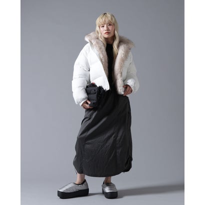 ビーバー BEAVER B omnivore/ビーオムニボー NYLON FUR STAND BLOUSON （ブラウン）｜詳細画像
