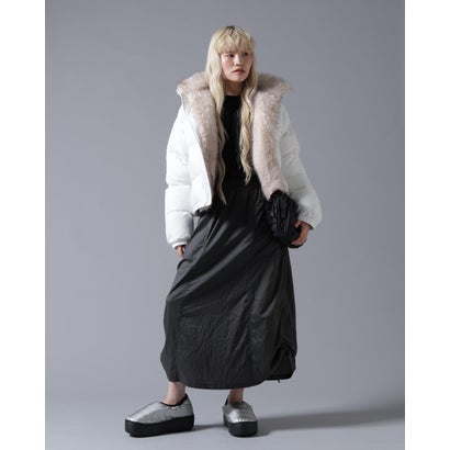 ビーバー BEAVER B omnivore/ビーオムニボー NYLON FUR STAND BLOUSON （ブラウン）｜詳細画像