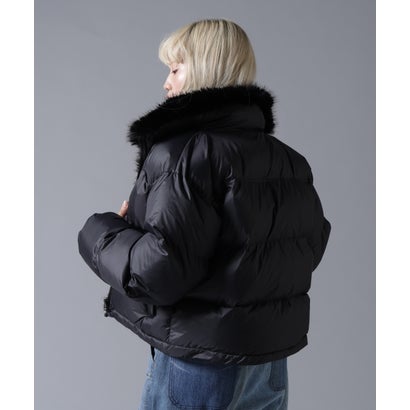 ビーバー BEAVER B omnivore/ビーオムニボー NYLON FUR STAND BLOUSON （ブラウン）｜詳細画像