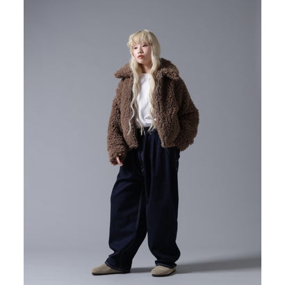 ビーバー BEAVER B omnivore/ビーオムニボー BOA COLLAR BLOUSON （ブラウン）｜詳細画像